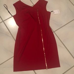 Calvin Klein Sz 12. Red dress